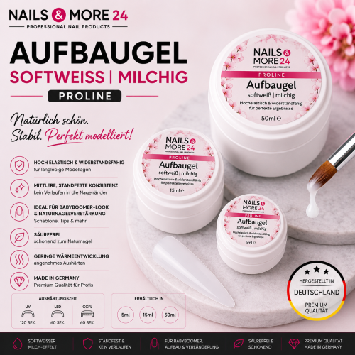 NAM24 - Aufbaugel Softweiß - milchig (5-50g)